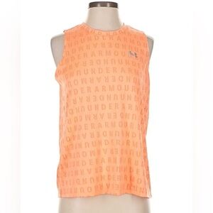 Under Armour jacquard peach tank top loose fit, size 2X